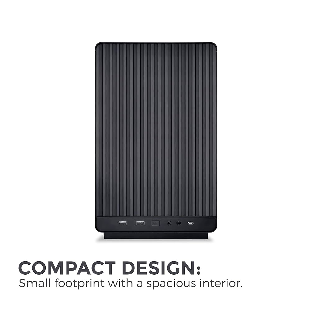 Amazon | LIANLI コンパクトPCケース A3-mATX Black 容量26.3